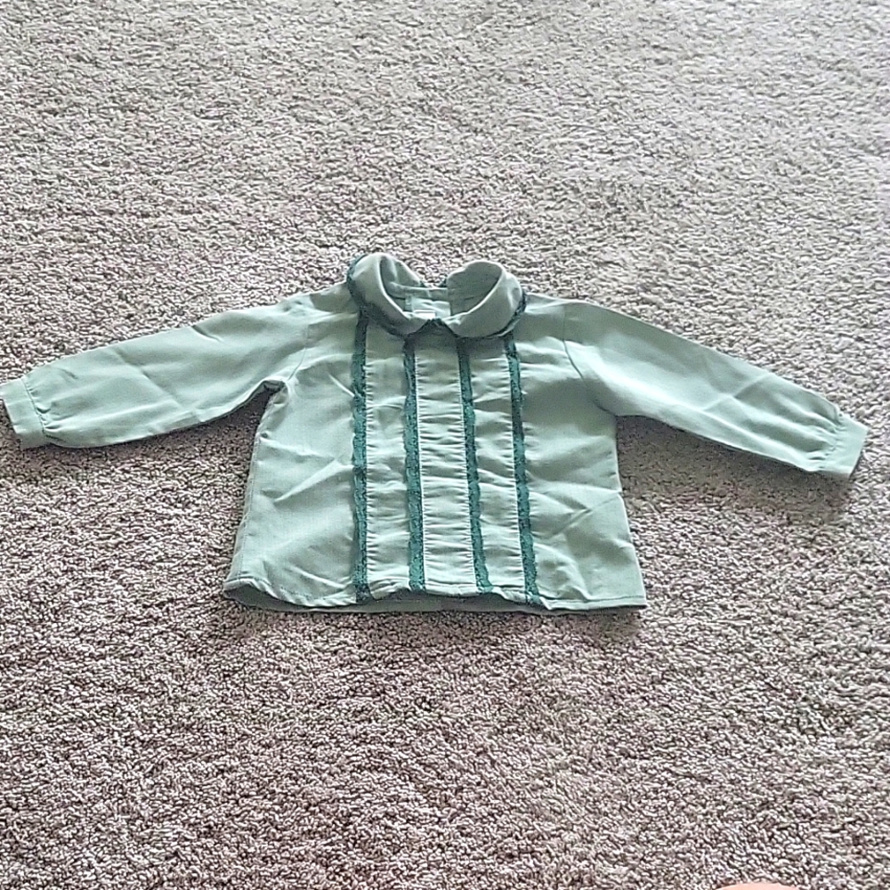 Dolce Petit Green Button Down Shirt